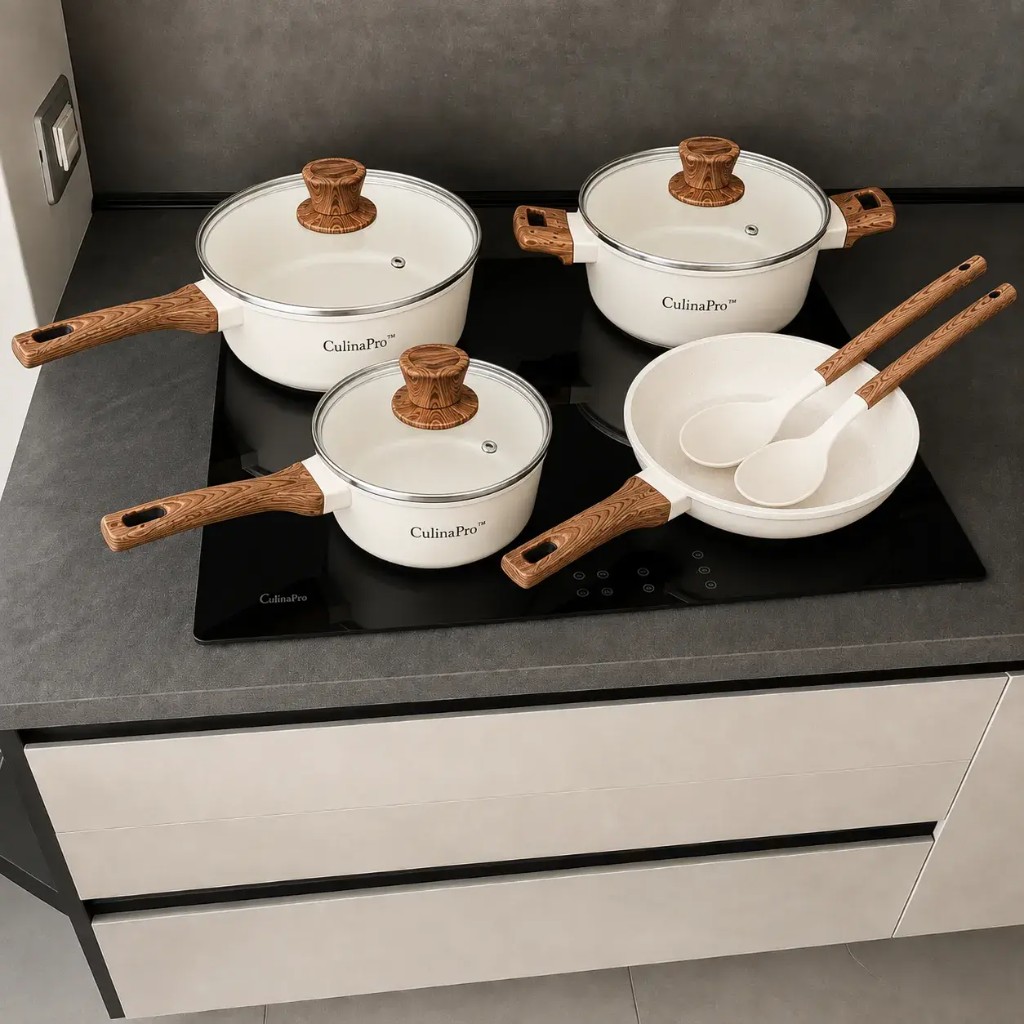CulinaPro edénykészlet modern indukciós főzőlapon